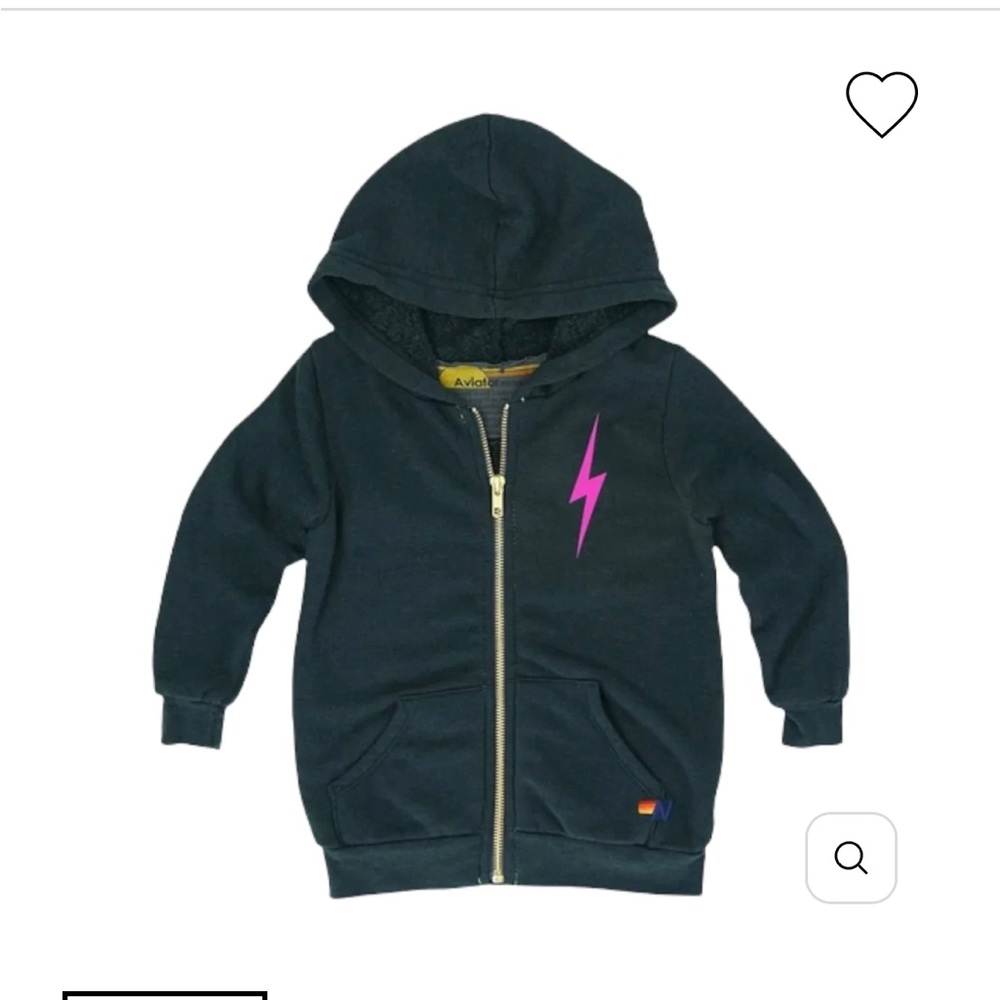 Girls Aviator Nation Zip Up Hoodie size 14